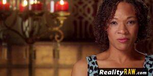 big nipple swingers - Swinger lady is excited to show her big nipples in front of Swing house  guests - Tnaflix.com