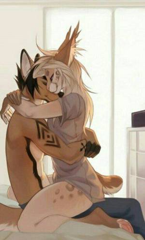 Anime Furry Porn Bed - Two hearts, one love