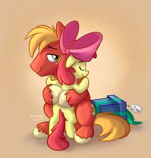 Big Mac And Applebloom Porn - 192896 - safe, artist:orlandofox, apple bloom (mlp), big macintosh (mlp),  earth pony, equine, fictional species, mammal, pony, friendship is magic,  hasbro, my little pony, bow, brother, brother and sister, crying, cute, duo,