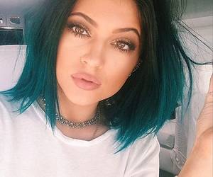 fuck girl shemale caryl jenner - Kylie Jenner Green-Blue Hair Idea for Short Hair