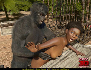 Cartoon Ape Porn - Horny 3d toon gorilla fucking variously cute - Cartoon Sex - Picture 4