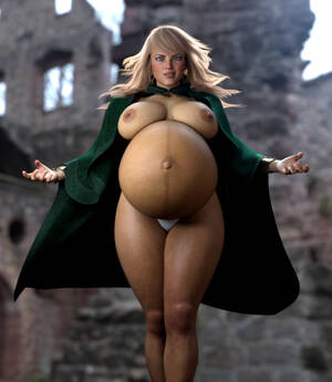 huge pregnant belly and tits - Rule 34 - 3d belly big belly blonde hair breasts cape elcyiancorp female  front view nipples nude female pregnant ready to pop | 5906999