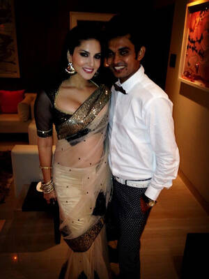 Indian Saree Porn Star - Caught on cam: Porn Star sizzles in a saree