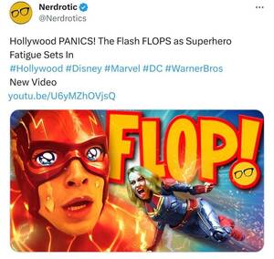 celebrity worship cartoon porn super heroes - You really think Super Hero Fatigue is the reason why the Flash flopped? :  r/saltierthankrayt