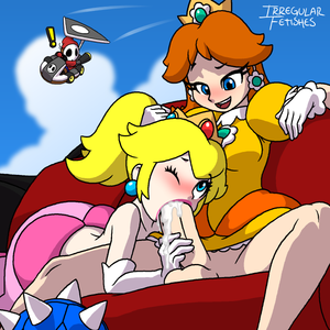 Hentai Lesbian Princess Peach And Daisy - Princess Peach And Princess Daisy Hentai image #261149