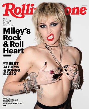 Big Boobs Porn Miley Cyrus - Miley Cyrus goes topless as she covers Rolling Stone magazine after  admitting she 'fell off' during the pandemic | The US Sun