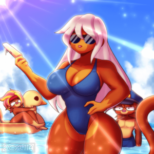 awesome beach tits - Some Beach draws from last August I didn't get to post here :] The last one  was finished recently. : r/btd6