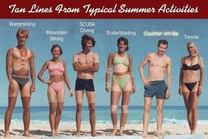fat nude beach tumblr - Tan lines from typical Summer activities. : r/gaming