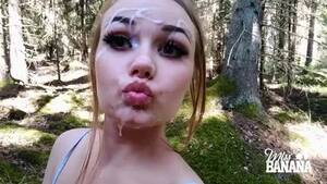 blow job forest - MissBanana ????Outdoor blowjob in the forest watch online or download