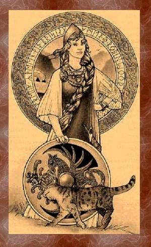 Freya Cat Porn - Freya... Goddess of love, healing, the warrior maidens.