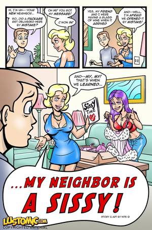 Adult Sex Cartoons Books - Lustomic â€“ My Neighbor Is A Sissy Adult Comics