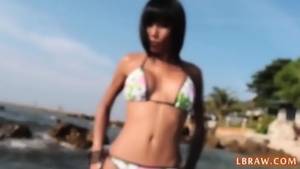 ladyboys fucked bareback noon - Exotic Ladyboy Noon Fucked Bareback - scene 2