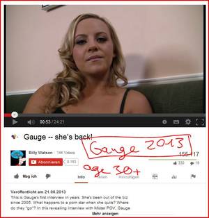 Gauge Porn Star 2013 - here gauge giving the usual talk how she now \