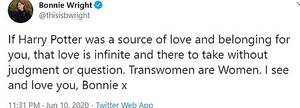 Emma Watson Bonnie Wright Lesbian Porn - Harry Potter stars Emma Watson and Bonnie Wright stir up JK Rowling  transphobia storm | Daily Mail Online