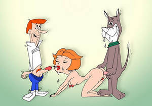 adult jetsons cartoons xxx - Filthy Rosey sharing Henry Orbit till getting her milkers filled ...