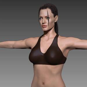 Angelina Jolie Porn 3d - angelina jolie Modelo 3D in Mujer 3DExport