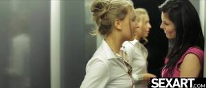 Lesbian Elevator Porn - Watch these stunning girls have hot lesbian sex in an elevator watch online