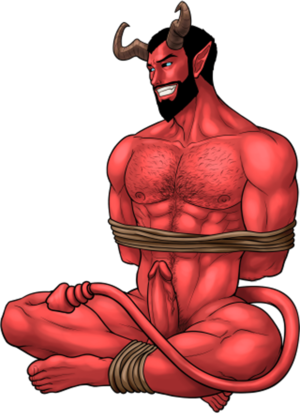 Gay Demon Porn - A Sexy Gay Demon From The Shokushu Dimension!