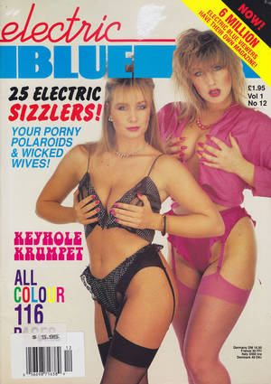 French Porn Magazine Covers - Electric Blue Front Cover