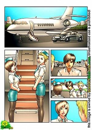 Airplane Sex Comics Porn - The Futa Flight free porn comic | XXX Comics | Hentai Comics