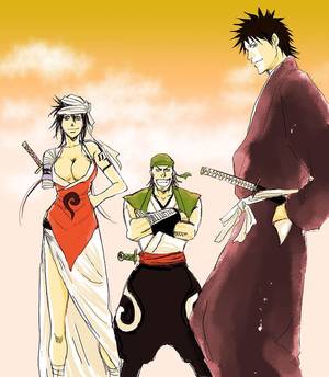 Bleach Cosplay Kyoraku Katen Porn - Bleach// Kaien,Kukaku and Ganju Shiba