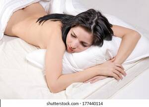 girls sleeping naked - Beautiful Girl Sleep On Bed Stock Photo 177440114 | Shutterstock