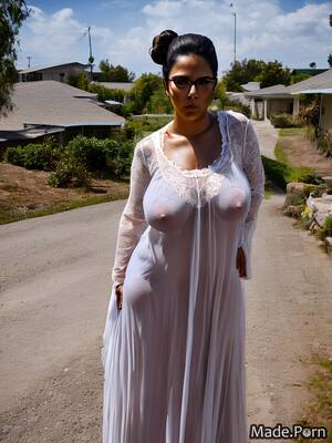 Mexican Housewife Porn - Porn image of woman smoking exhausted saggy tits glasses mexican wife  created by AI
