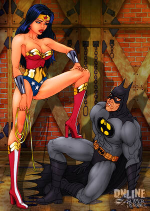 Batman Wonder Woman Femdom Porn - Wonder Woman has bondage sex with Batman!