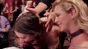 milf lesbian group anal - Lesbian slaves MILF Cherie Deville and Mystica Jade licking while getting  anal sex from big dick master at bdsm orgy party in the upper floor -  XNXX.COM