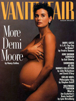 halle berry pregnant naked - Pregnant Halle Berry turned as a cover girl for InStyle magazine in its  February 2008 issue