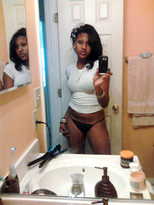 naked black girls in bathroom mirror - Busty black chicks, selfshots, nude boobs. pussy and ass, big picture #1.