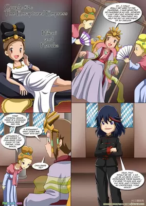 cartoon lesbian fantasy - Lesbian Fantasy Island - Kari And May - Chapter 2 (Digimon , Pokemon) -  Western Porn Comics Western Adult Comix (Page 2)