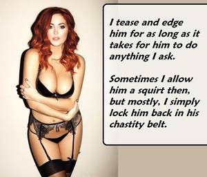chastity panty captions - German online Mistress on kik: teaseanddenial