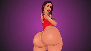 Latina Porn Animation - Bubblebutt Latina Gigi flashes her dreamy big ass cheeks and gives a great  blowjob on a bbc at the animated photoshoot Porn Video - Rexxx