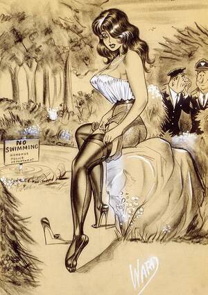 Bill Ward Porn Fiction - Juxtapoz Magazine - Bill Ward's Classic Erotic Pin-UPs