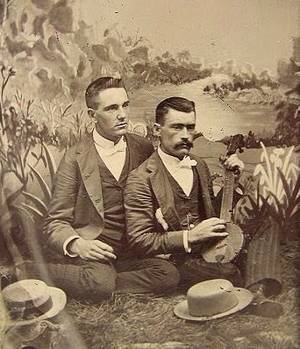 1860 Vintage Gay - Pinner writes: Vintage Gay Couple Photo - (I donÊ»t know if theyÊ»re gay, but  I donÊ»t care. I love this sweet photo)