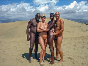 beach nude interracial - Interracial Nudist Couples - Love of Nudism | MOTHERLESS.COM â„¢
