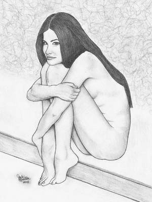 free pencil drawings cartoons nude - Naked drawings of nude women and nude sketches of naked girls. Female  figure done in