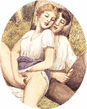 antique erotica drawings - 