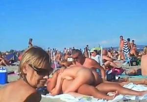 caught naked on public beach - Nude beach sex swingers compilation VIDEO