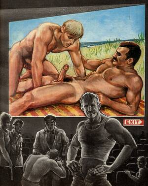 Gay Erotic Art - gay erotic drawings â€“ Manhunt Daily