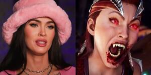 Lesbian Sex Megan Fox - The New 'Mortal Kombat' Game Let's You Play As a Vampire Megan Fox