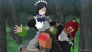 Anime Lesbian Spanking - Maids Spanking Scene Hentai (overlord Lupustegina and Yuri Alpha) -  Pornhub.com