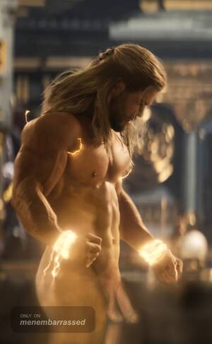 Chris Hemsworth Nude Porn - EXCLUSIVE:] Chris Hemsworth's huge prosthetic cock in Thor: Love And  Thunder + Uncensored Butt â€“ World of Male Embarrassment