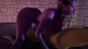 demon shemale - Shemale Demon throat fucking a chained Blonde: 3D Porn | xHamster