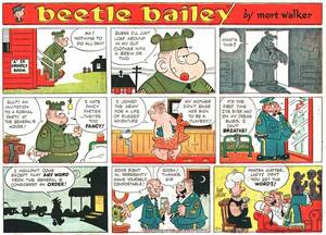Dr Visits Miss Buxley Beetle Bailey Porn - All this is in honor of Beetle's 60th year in the army. Description fromâ€¦