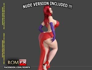 Jessica Rabbit 3d Porn - Jessica Rabbit the sexy curvaceous Pin Up 3D model 3D printable | CGTrader