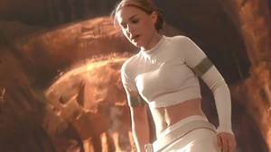 Natalie Portman Star Wars Porn - Amidala picks her lock with her teeth and narrowly escapes being killed by  a giant saber-toothed rat, which fortunately manages to tear the midriff  from her ...