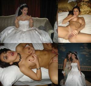 Bride Porn Before And After - She looks so fun and angelic in her white wedding dress but when the  reception is over â€“ all inhibitions are forgotten and ...