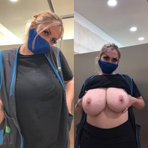 mature tits in walmart - What would you do if you walked in on me at work? Walmart has the best